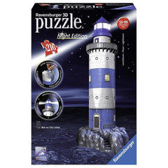 Ravensburger 3D Puzzles Lighthouse by Night, Multi Color (216 Pieces)