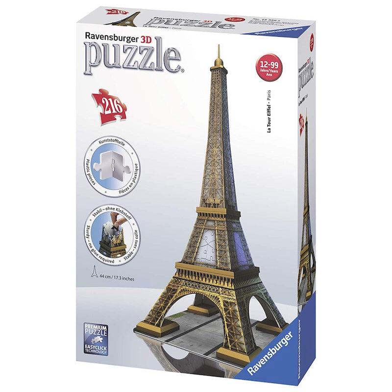 Ravensburger Eiffel Tower 216 Piece 3D Building Set
