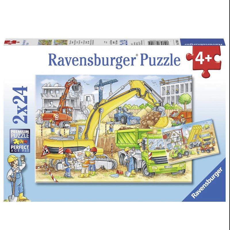 Ravensburger Lots to Do on The Building Site Jigsaw Puzzle (2 x 12 Piece)