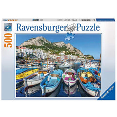 Ravensburger Puzzles Colorful Marina, Multi Color (500 Pieces)