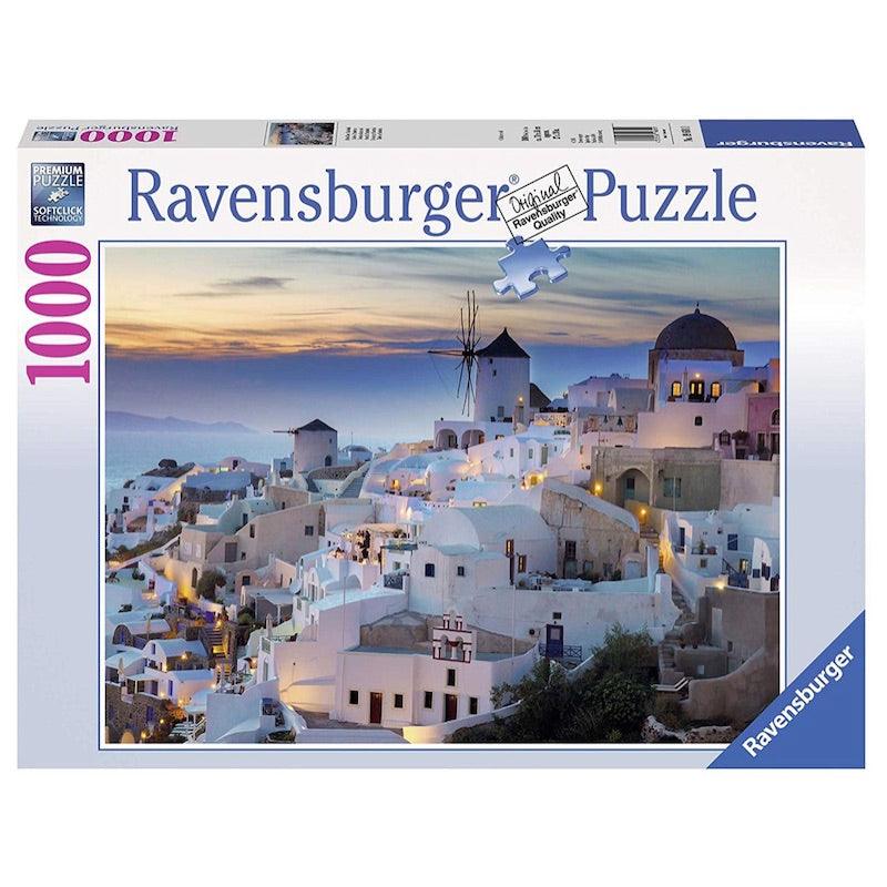 Ravensburger Puzzles Evening in Santorini, Multi Color (1000 Pieces)