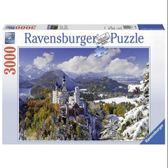 Ravensburger Puzzles Neuschwanstein Castle in Winter, Multi Color (3000 Pieces)