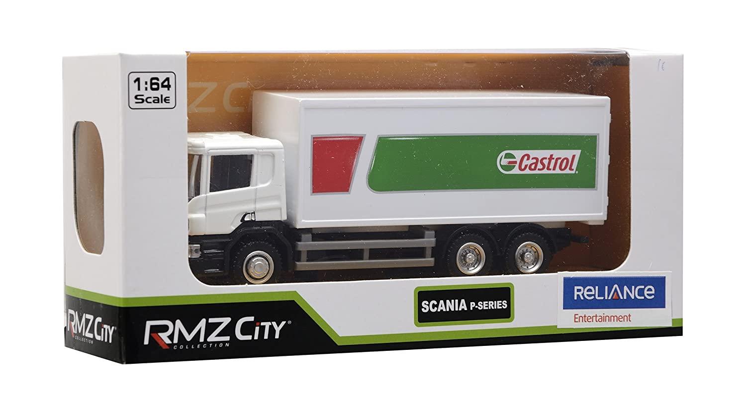 RMZ City Car 1:64 Scania - Castrol Container Truck