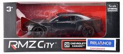 RMZ City Die Cast Chevrolet Camaro, Matte Black (5-inch)