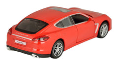RMZ City Die Cast Porsche Panamera Turbo, Red/Black (5-inch)