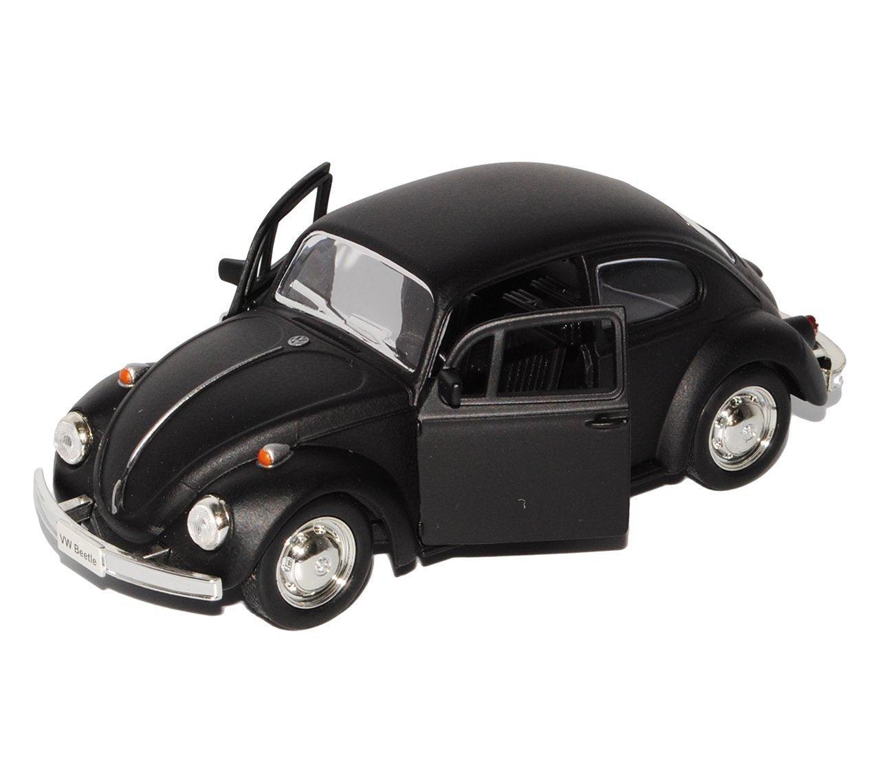 RMZ City Die Cast Volkswagen Beetle, Matte Black (5-inch)
