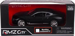 RMZ Die Cast Pull Back 2018 Bentley Continental GT, Matte Black