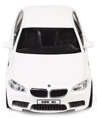 RMZ Die Cast Pull Back BMW M5 Car, White