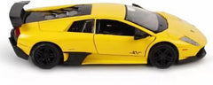 RMZ Die Cast Pull Back Lamborghini Murcielago Car, Yellow