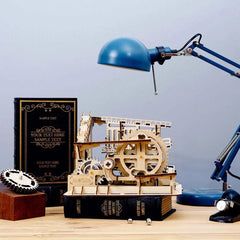 Robotime ROKR Marble Squad 3D Wooden Puzzle Roller Coaster Mechanical Model Self Craft