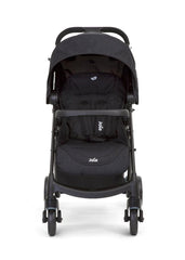 Joie Muze LX Coal - One Hand fold Stroller with Flat Reclining seat for Ages 0-3 Years