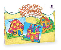 ToyKraft Sand Art Pictures Fantasy Houses, Activity Toy