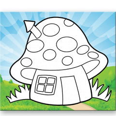 ToyKraft Sand Art Pictures Fantasy Houses, Activity Toy