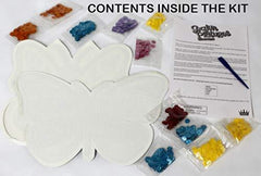 ToyKraft Sequin Craft Pictures - Butterflies, Art and Craft Kit