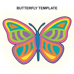 ToyKraft Sequin Craft Pictures - Butterflies, Art and Craft Kit