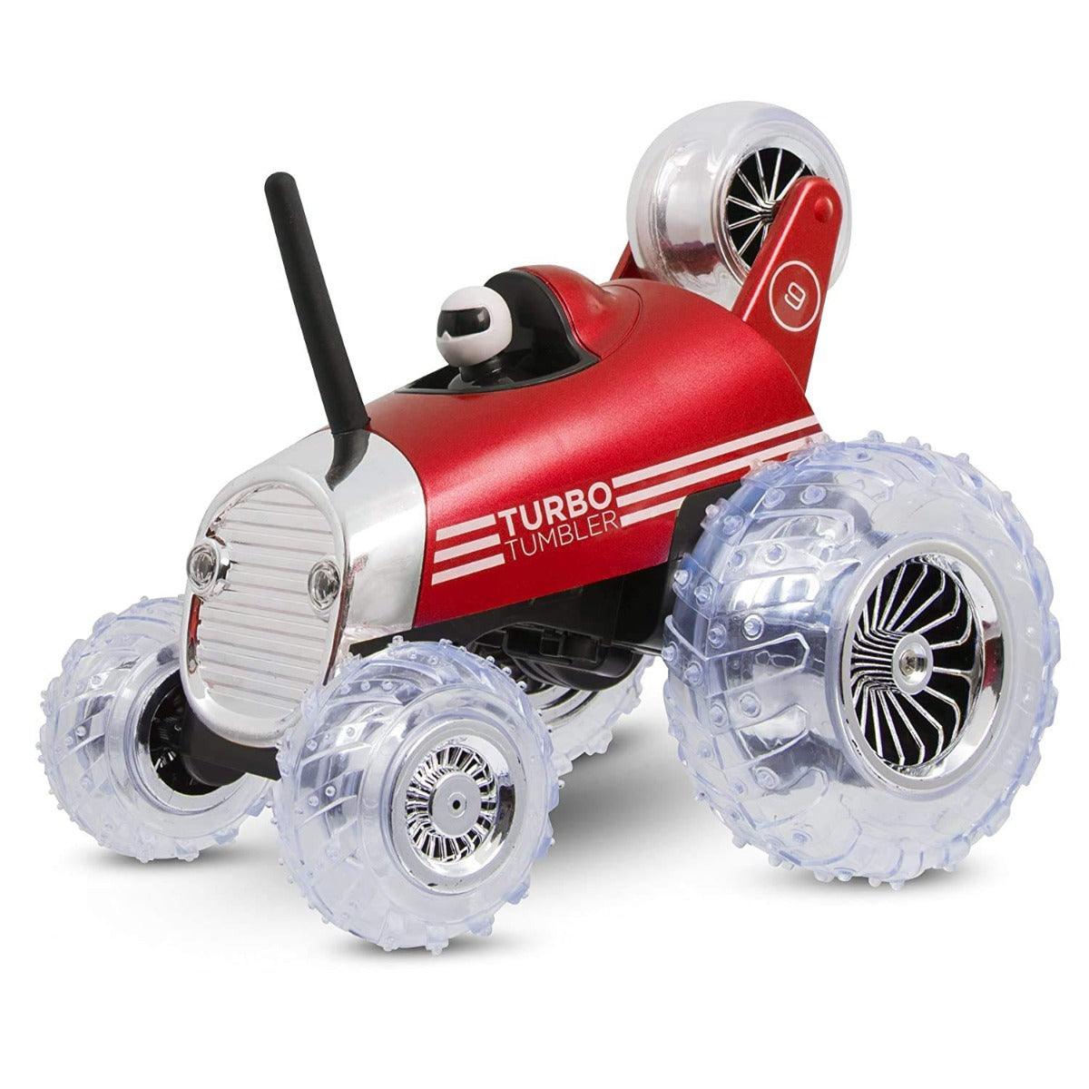 Sharper Image Toy RC Monster Spinning Car - Turbo Tumbler Red For Ages 5 and Up