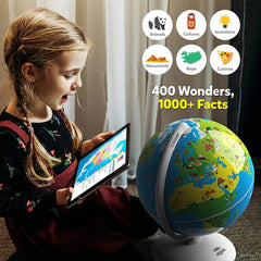 Shifu Orboot Earth - Interactive AR World Globe for Kids 4-10 Years (App Based Globe, Device Not Included)