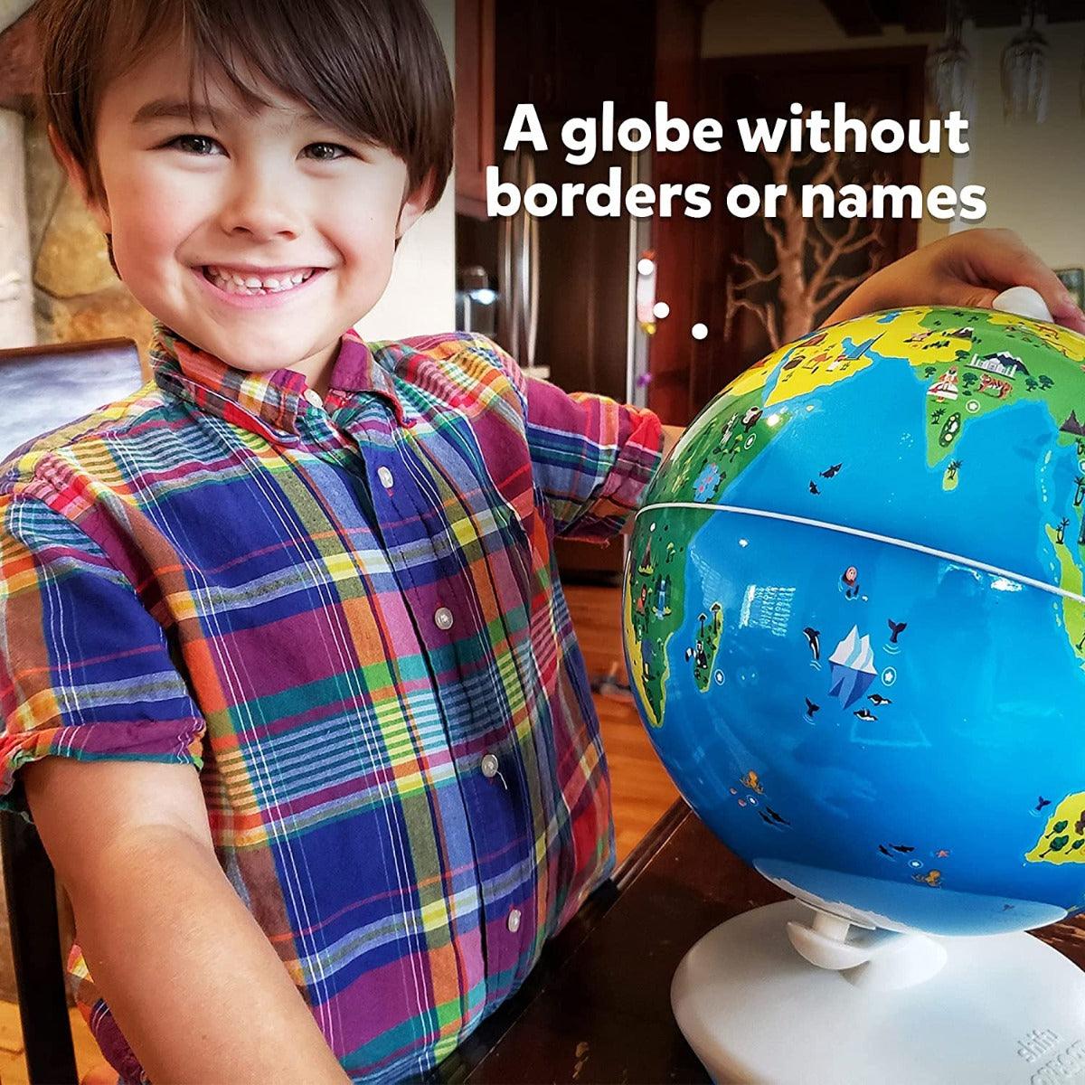 Shifu Orboot Earth - Interactive AR World Globe for Kids 4-10 Years (App Based Globe, Device Not Included)