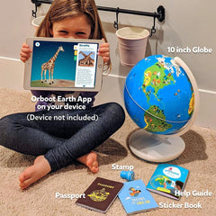 Shifu Orboot Earth - Interactive AR World Globe for Kids 4-10 Years (App Based Globe, Device Not Included)