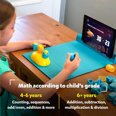 Shifu Plugo Count - Math Games with Stories & Puzzles for Kids Ages 4-10 Years (App Based, Device Not Included)