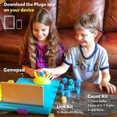 Shifu Plugo STEM Wiz Pack - Count & Link Kits for Kids Ages 4-10 Years (App Based, Device Not Included)