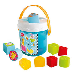 Simba ABC Colorful Sorting Learning Bucket for Kids, Blue