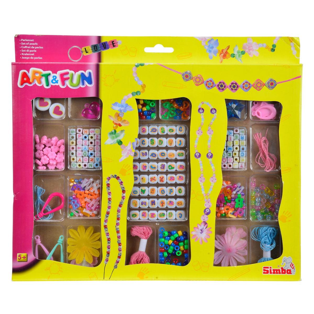 Buy Simba Art and Fun Deluxe Beads (Colour & Design may vary) Online at ...