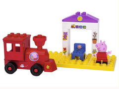 Simba Big Peppa Pig Play Train Stop Building Bricks Set