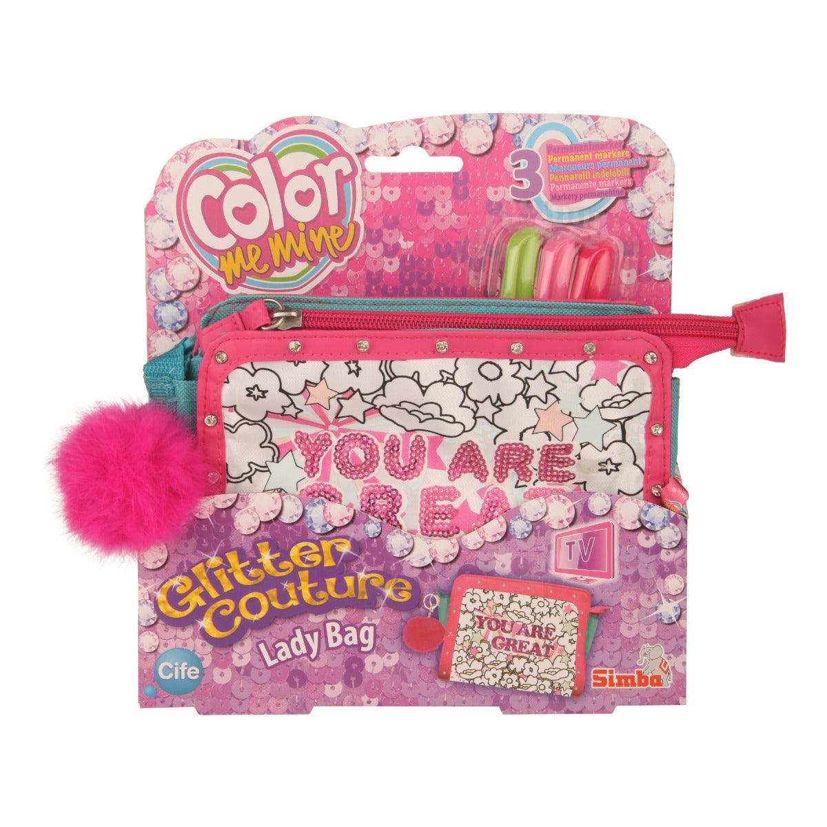 Simba Color Me Mine Glitter Couture Lady Bag