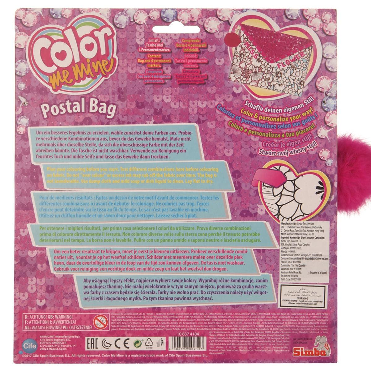 Simba Color Me Mine Glitter Couture Postal Bag