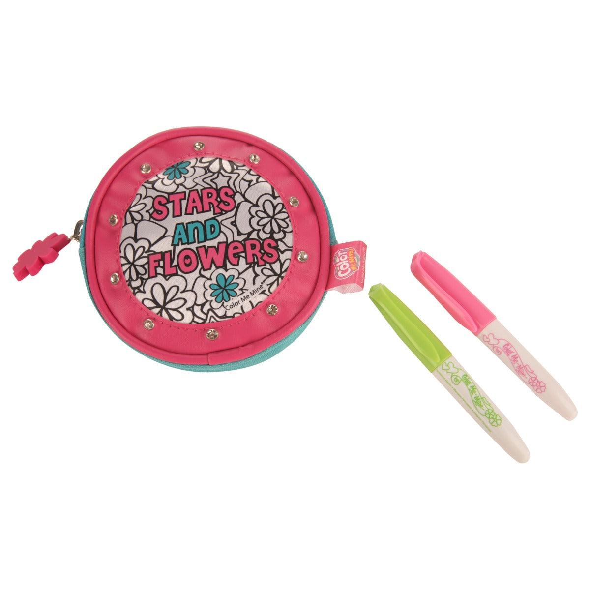 Simba Color Me Mine Sac à Dos à Peindre Et à Paillettes Réversibles - Accessoire Unique Pour École Et Voyage - 24x26 Cm
