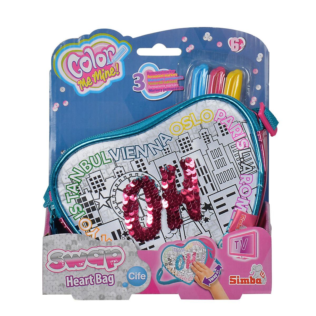 Simba Color Me Mine Swap Heart Bag