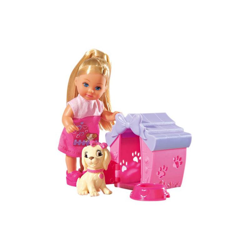 Simba EL Dog House and Doll for Girls, Pink