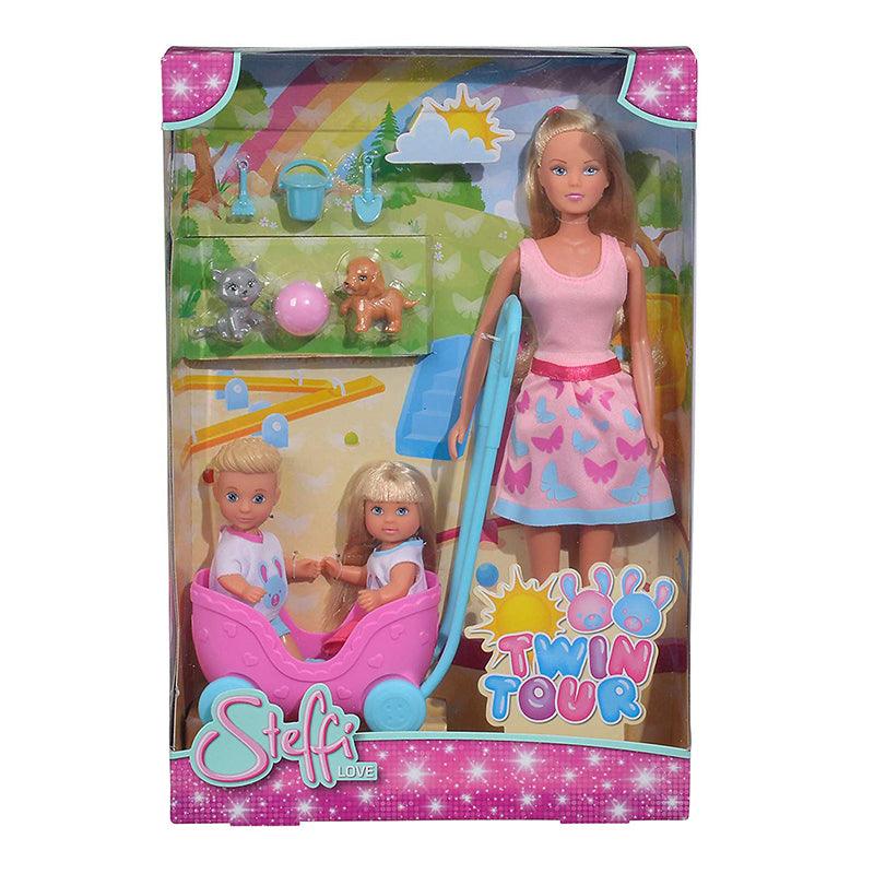 Simba Pink Color SL Twin Tour Plastic Doll for Kids