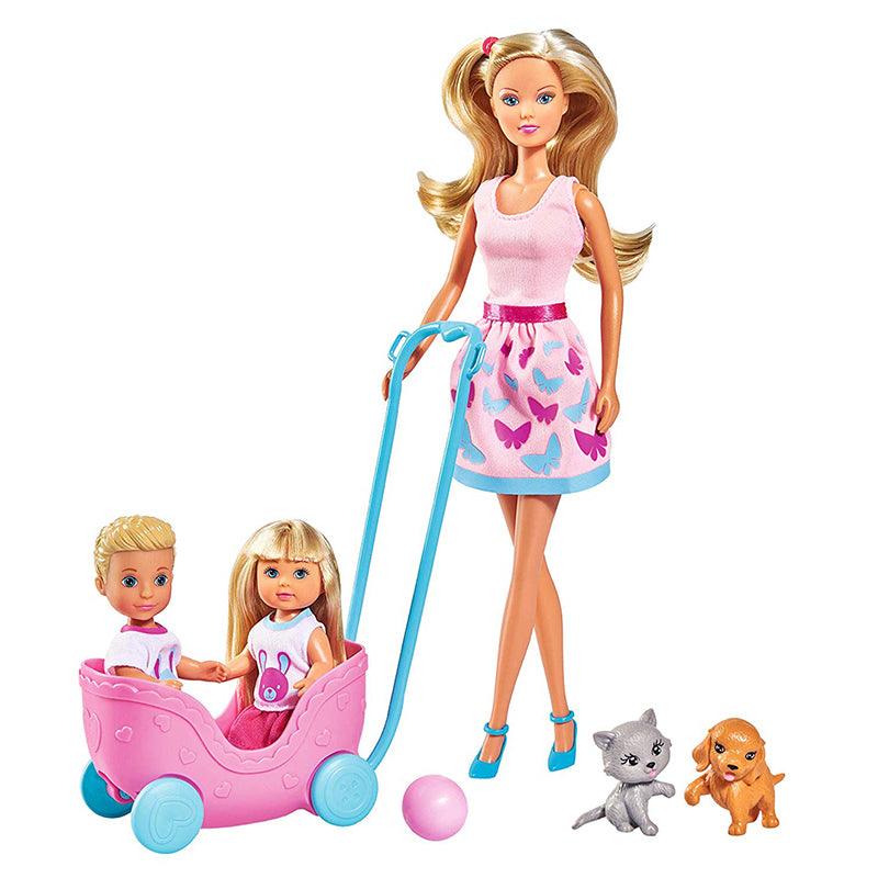 Simba Pink Color SL Twin Tour Plastic Doll for Kids