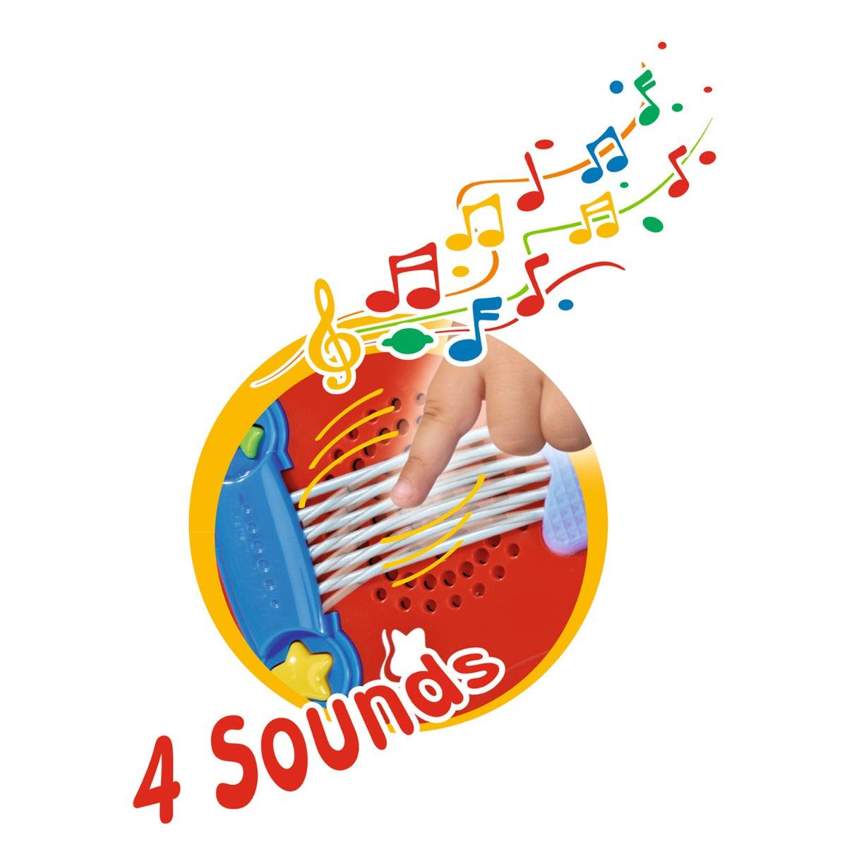 Simba Plastic ABC Baby Guitar with Light and Sound