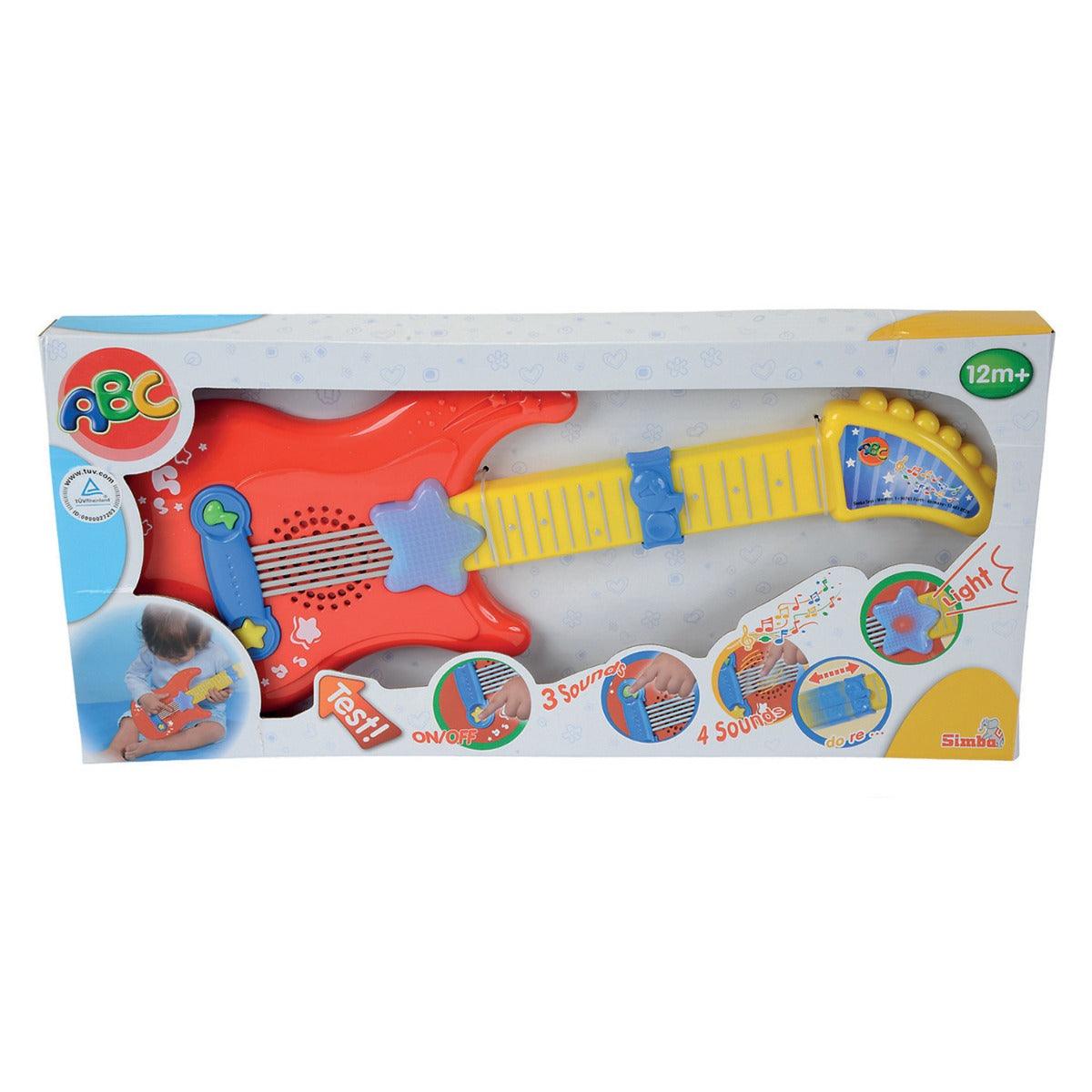 Simba Plastic ABC Baby Guitar with Light and Sound