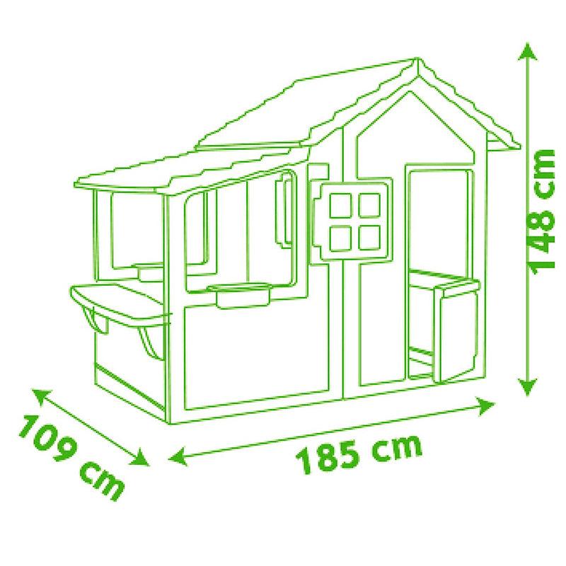 Simba Smoby Neo Floralie Playhouse, Green