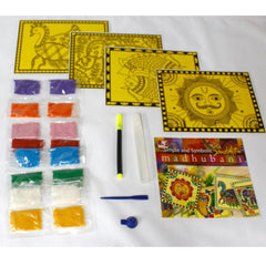 ToyKraft Simple and Symbolic Sand Art Madhubani