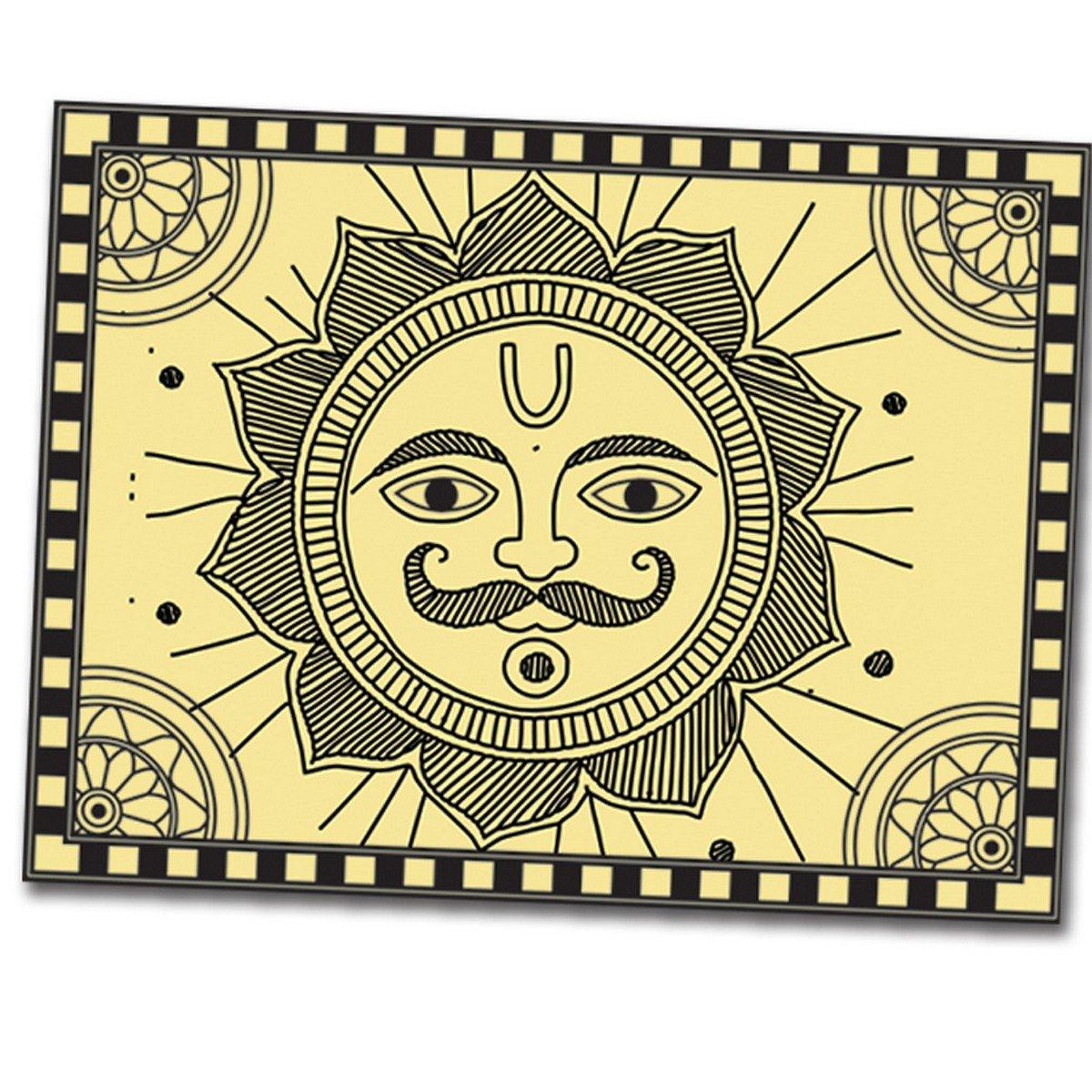 ToyKraft Simple and Symbolic Sand Art Madhubani