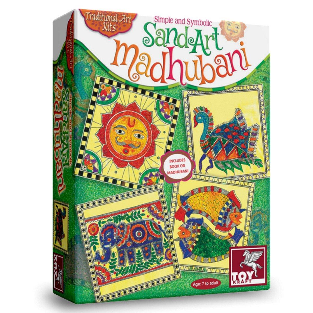 ToyKraft Simple and Symbolic Sand Art Madhubani