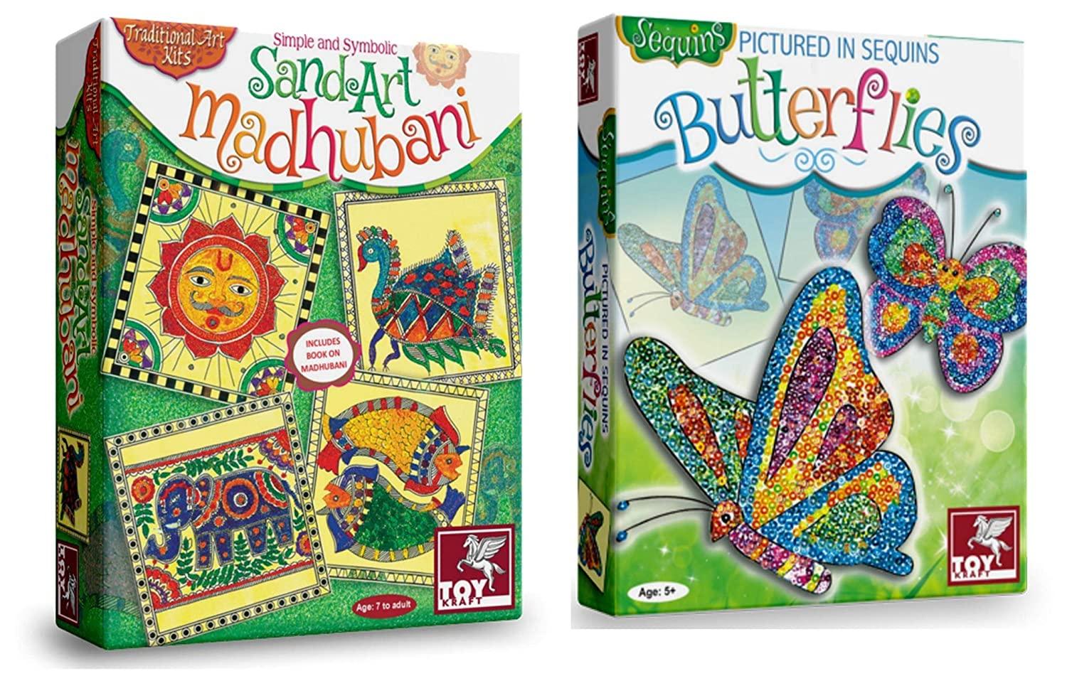 ToyKraft Simple and Symbolic Sand Art Madhubani