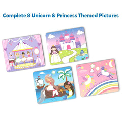 Skillmatics Art Activity Dot It! Unicorns & Princess - No Mess Sticker Art Gifts for Kids Ages 3 to 7 Years
