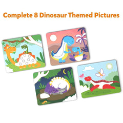 Skillmatics Art Activity Dot It! World of Dinosaurs - No Mess Sticker Art Gifts for Kids Ages 3 to 7 Years