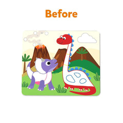Skillmatics Art Activity Dot It! World of Dinosaurs - No Mess Sticker Art Gifts for Kids Ages 3 to 7 Years