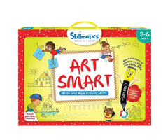 Skillmatics Art Smart Reusable Activity Mats/ Educational Game with 2 Marker Pens