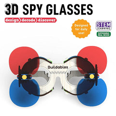 Skillmatics Buildables : 3D Spy Glasses STEM Learning Toys for Ages 8 - 99 Years