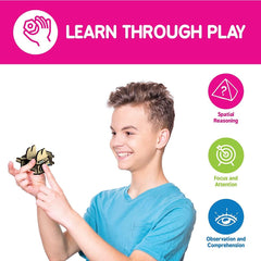 Skillmatics Buildables : Dinosaur x Robot STEM Learning Toys for Ages 10 - 99 Years
