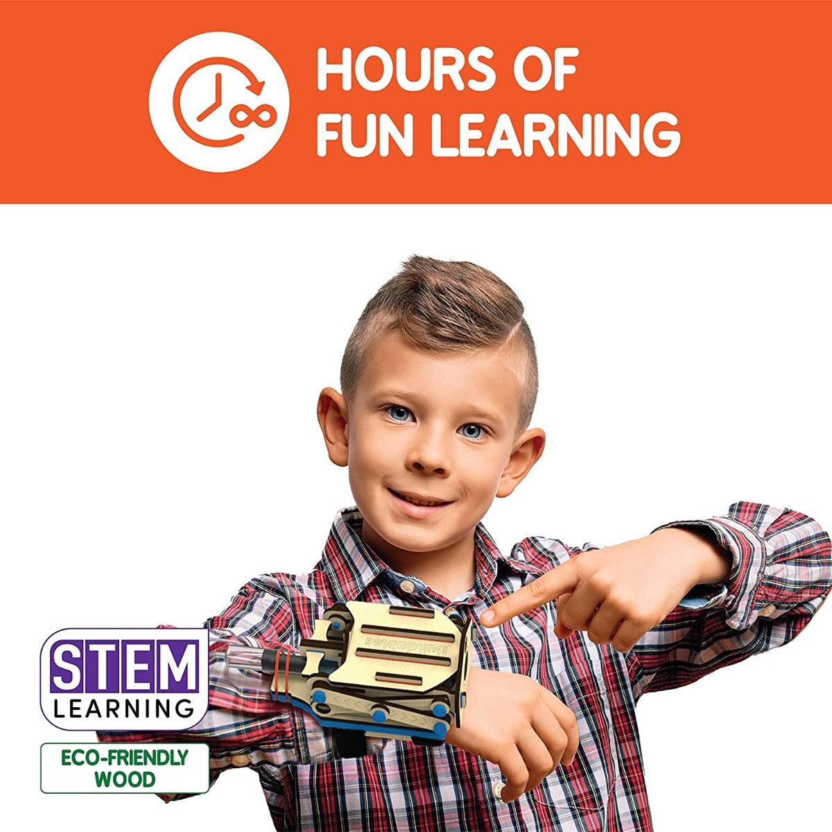 Skillmatics Buildables : Hydraulic Launcher STEM Learning Toys for Ages 8 - 99 Years