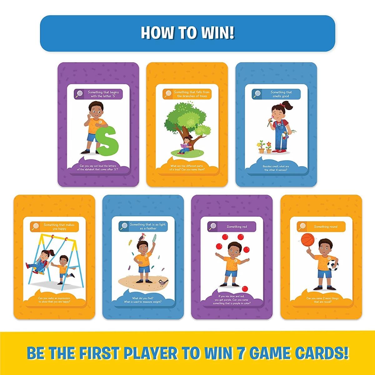 Skillmatics Card Game : Found It Outdoor Edition | Super Fun & Smart Scavenger Hunt